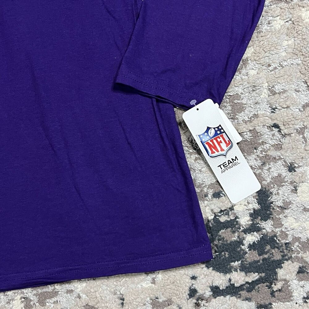 Minnesota Vikings Team Logo NFL Apparel Men’s Long Sleeve Shirt Size L NWT - Picture 3 of 10